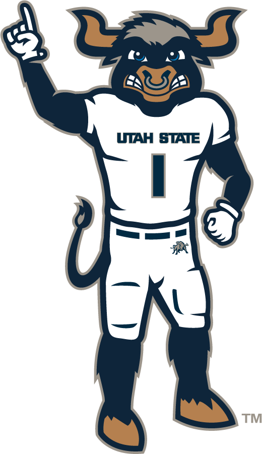 Utah State Aggies 2018-2019 Mascot Logo v4 t shirts iron on transfers